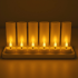 YASENN Rechargeable LED Candle Light Set with Charging Base – 12PCS (Bullet Tip) | Timer Function | Flameless & Reusable | Ideal for Church, Restaurant, Wedding, and Home Decor