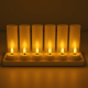 YASENN Rechargeable LED Candle Light Set with Charging Base – 12PCS (Bullet Tip) | Timer Function | Flameless & Reusable | Ideal for Church, Restaurant, Wedding, and Home Decor