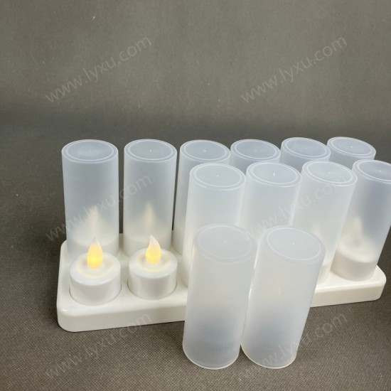 YASENN Rechargeable LED Candle Light Set with Charging Base – 12PCS YASENN Rechargeable LED Candle Light Set with Charging Base – 12PCS
