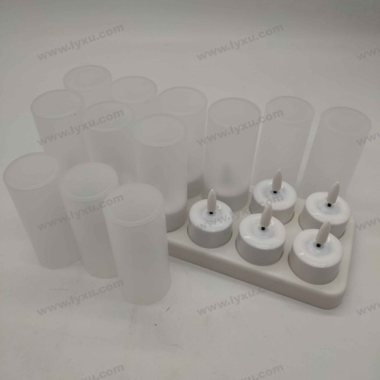 YASENN Rechargeable LED Candle Light Set with Charging Base – 12PCS (Bullet Tip) YASENN Rechargeable LED Candle Light Set with Charging Base – 12PCS (Bullet Tip)