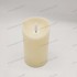 YASENN Thick Convex LED Candle with Timer – Bullet Flame – 1PC (12.5cm)