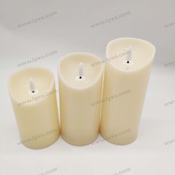 YASENN Thick Convex LED Candle with Remote– Single Piece