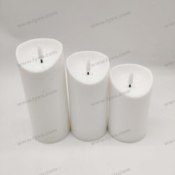 YASENN Thick Convex LED Candle with normal– 3PCS