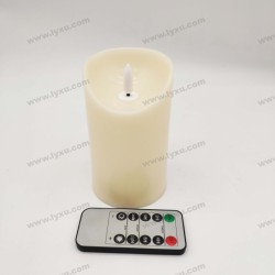 YASENN Thick Convex LED Candle with Remote – 1PCS