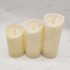 YASENN Thick Convex LED Candle with  Remote – 3PCS Swaying Flame (17.5CM/ 15CM/12.5CM)