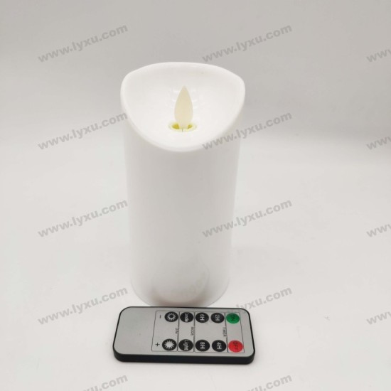 YASENN Convex LED Candle with Timer – 1PCS Swaying Flame (17.5CM) YASENN Convex LED Candle with Timer – 1PCS Swaying Flame (17.5CM)