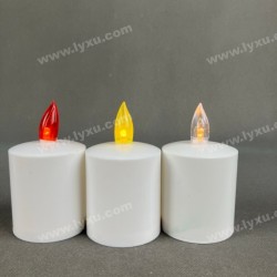 YASENN Smooth Bullet Flame LED Candle – 6PCS