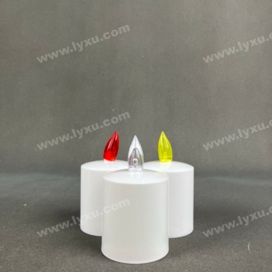YASENN Smooth Bullet Flame LED Candle – 6PCS YASENN Smooth Bullet Flame LED Candle – 6PCS