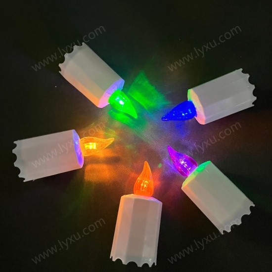 YASENN Crack Flame LED Candle Light – 12PC YASENN Crack Flame LED Candle Light – 12PC