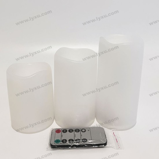 YASENN Wavy-Edge LED Candle Set Timer– 3PCS YASENN Wavy-Edge LED Candle Set Timer– 3PCS