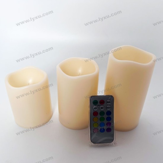 YASENN Wavy-Edge LED Candle Set Timer– 3PCS YASENN Wavy-Edge LED Candle Set Timer– 3PCS