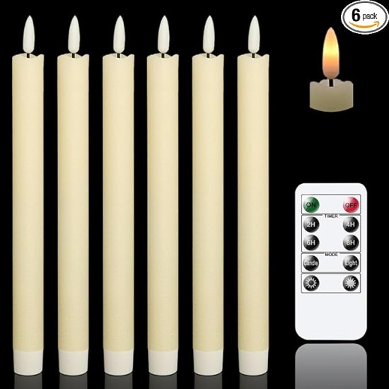 YASENN Slim Bullet-Head LED Candle Light 26CM– 6PCS YASENN Slim Bullet-Head LED Candle Light 26CM– 6PCS