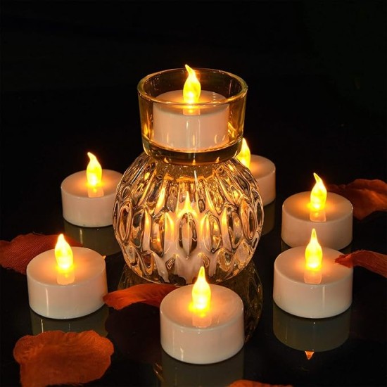 YASENN LED Tealight Candle – 24PCS -Flickering Flameless LED Lights, for Decoration (3.8×4.0CM) YASENN LED Tealight Candle – 24PCS -Flickering Flameless LED Lights, for Decoration (3.8×4.0CM)