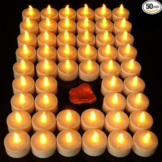 YASENN Concave Transparent Soft Flame LED Tealight -Soft Rubber Tip– 24PCS (4×4CM) for Holiday Celebration,Party, Home Decoration YASENN Concave Transparent Soft Flame LED Tealight -Soft Rubber Tip– 24PCS (4×4CM) for Holiday Celebration,Party, Home Decoration