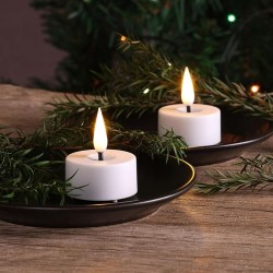 YASENN Concave Bullet Tip LED Tealight – 24PC (4×5.2CM)