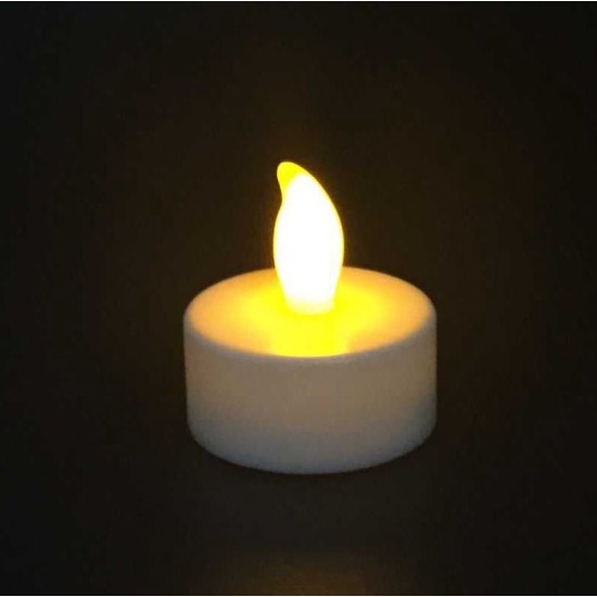 YASENN Concave Transparent Soft Flame LED Tealight – Soft Silicone Tip 24PC (4×4CM) YASENN Concave Transparent Soft Flame LED Tealight – Soft Silicone Tip 24PC (4×4CM)