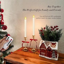 YASENN Slim Taper USB LED Candle with Remote – 6PCS