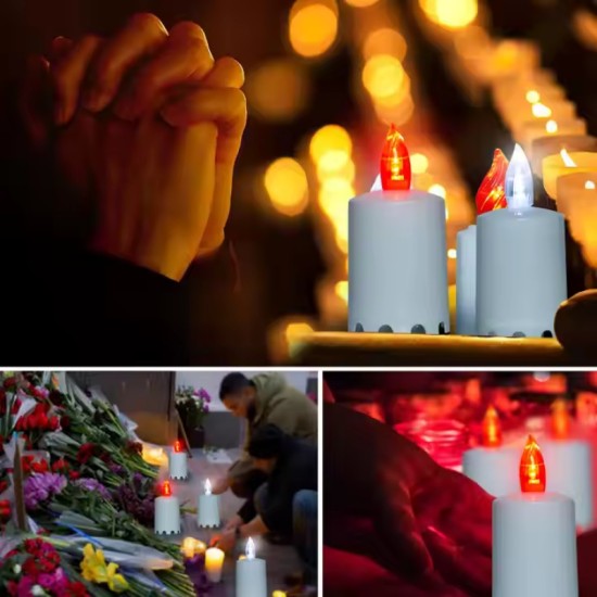 YASENN Double Flame LED Candle Light 10.5CM– 12PCS YASENN Double Flame LED Candle Light 10.5CM– 12PCS