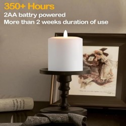 YASENN Thickened Dome LED Candle Light 10CM– 1PCS
