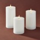 YASENN Thick Convex LED Candle with Timer – 3PCS (17.5CM/ 15CM/12.5CM)