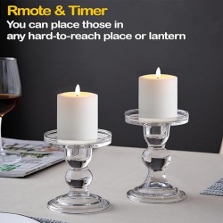 YASENN Thickened Dome LED Candle Light Timer 12.5CM– 1PCS