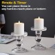 YASENN Thickened Dome LED Candle Light Timer 12.5CM– 1PCS