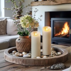 YASENN Bullet-shaped flame LED Candle Light  Remote– 12.5CM