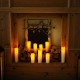 YASENN Bullet-shaped flame LED Candle Light  Remote– 15CM