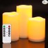 YASENN Wavy-Edge LED Candle Set – 3PCS