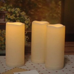 YASENN Wavy-Edge LED Candle Remote 10CM– 1pcs