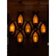 YASENN Wavy-Edge LED Candle Remote 15CM– 1pcs