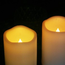 YASENN Wavy-Edge LED Candle Timer 15CM– 1pcs