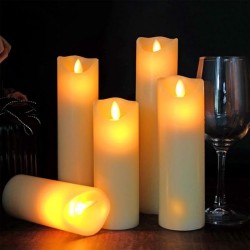 YASENN DancingFlame LED Candle Set Timer –  3PCS