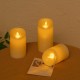 YASENN  Convex LED Candle with Normal – 1PCS Swaying Flame (15CM)