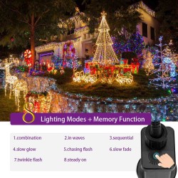 YASENN 300Leds Icicle string lights 30feet 60drops