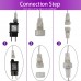 YASHEN update 300led icicle lights,icicle style lights cool white