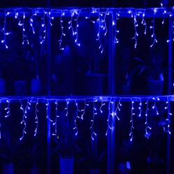YASENN 300Leds 19.5ft Christmas Icicle Lights, Parts Twinkle bulbs 