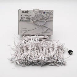 YASHEN 360 LED 9.8ft x 6.6ft Window Curtain String Light 8 lighting modes