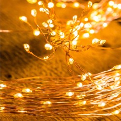 YASENN Firefly Bunch Lights With Flexible Copper Wire, 300LED 9.8ft 10 strands  FAIRY LIGHT