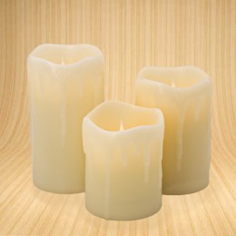 Real wax candles