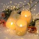 YASENN Jumping Flame LED Candle Light flickering Flame With Wax Pillar, Flameless Battery Operated LED Lights YASENN Jumping Flame LED Candle Light flickering Flame With Wax Pillar, Flameless Battery Operated LED Lights