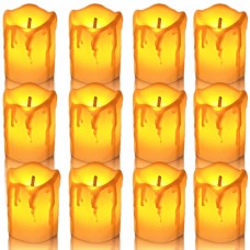 YASHEN Tealight Candles Battery Operated, LED Votive Candle,Flameless Tea Lights