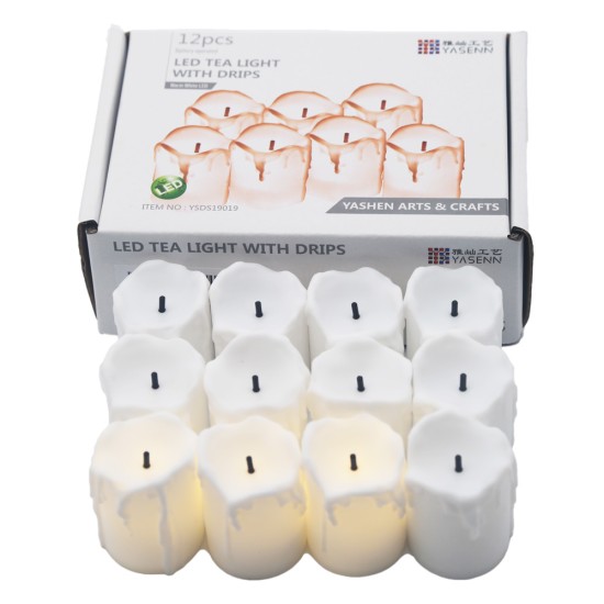 YASENN Tealight Candles Battery Operated, LED Votive Candle,Flameless Tea Lights YASENN Tealight Candles Battery Operated, LED Votive Candle,Flameless Tea Lights