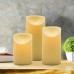 YASHEN flameless candels,flickering led candles 3 pack