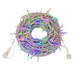 200 LED Multicolor Fairy String Lights with 8 Lighting Modes & Timer, Connectable for 66ft