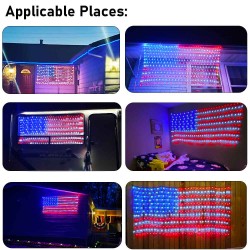 YASENN American Flag Mesh Light