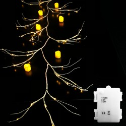 YASENN 48 LED Artificial Vine Lights with Timer