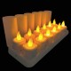 YASENN Rechargeable led tealight 12pcs with charging dock flameless candles Parties Weddings Bar Dinner Decorations YASENN Rechargeable led tealight 12pcs with charging dock flameless candles Parties Weddings Bar Dinner Decorations