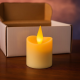 YASENN Rechargeable LED Tealight with Remote (3.8×5CM, Water-Drop Flame, Wavy Rim) – Battery Included– Ideal for Home, Events, Restaurants YASENN Rechargeable LED Tealight with Remote (3.8×5CM, Water-Drop Flame, Wavy Rim) – Battery Included– Ideal for Home, Events, Restaurants
