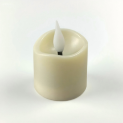 YASENN Rechargeable LED Tealight with Remote  (3.8×5CM, Water-Drop Flame, Wavy Rim) – Battery Included– Ideal for Home, Events, Restaurants